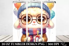 Dumb Looking Winter Clipart 20 Oz Tumbler Product Image 2