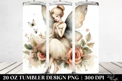 Retro Whimsical Fairy | 20 oz Tumbler Product Image 2