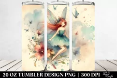 Retro Whimsical Fairy | 20 oz Tumbler Product Image 2