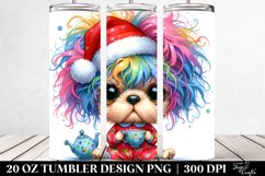 Expressive Baby Mastiff with Crazy Haircut PNG Product Image 2