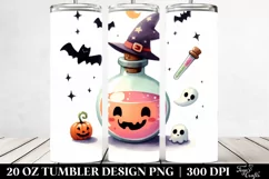 Simple Funny Haloween Magic Potion 20 Oz Tumbler Product Image 2