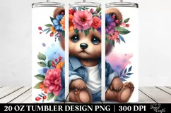 Proud Baby Bear Stylized After PNG Product Image 2