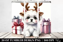 Expressive Baby Maltese with Pastel Colors PNG Product Image 2