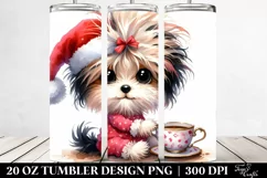 Enthusiastic Baby Havanese with Crazy Haircut PNG Product Image 2