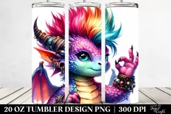 Proud Baby Dragon Stylized After PNG Product Image 2