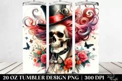 Watercolor Halloween Image - 20 Oz Tumbler Product Image 2