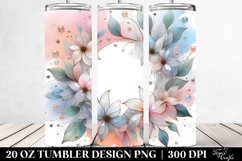 Abstract Jasmine Tumbler | 20 oz Tumbler Product Image 2