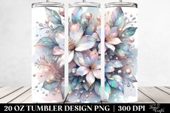 Abstract Jasmine Tumbler | 20 oz Tumbler Product Image 2