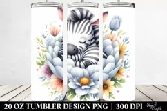 Cute Baby Zebra | 20 oz Tumbler Product Image 2
