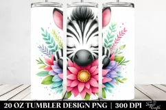 Cute Baby Zebra | 20 oz Tumbler Product Image 2