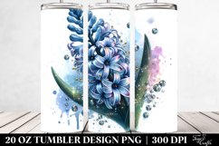 Watercolor Hyacinth Tumbler Product Image 2