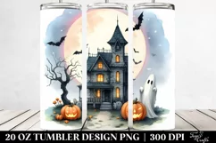 Funny Halloween Haunted House, PNG Product Image 2