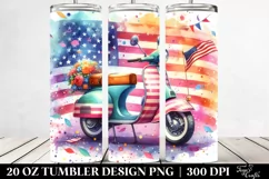 Vintage Confetti Scooter | 20 oz Tumbler Product Image 2