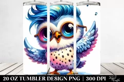 Excited Baby Owl, PNG Product Image 2
