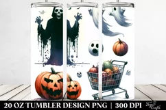 Simple Funny Nightmare Haloween Clipart 20 Oz Tumbler Product Image 2