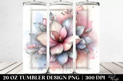 Pastel Shiny Magnolia 20 Oz Tumbler Product Image 2