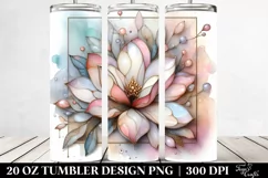 Pastel Shiny Magnolia 20 Oz Tumbler Product Image 2