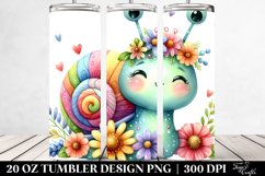 Colorful Cute Baby Snail | 20 Oz Tumbler Product Image 2