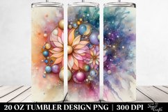 Abstract Wooden Cosmos Tumbler Product Image 2