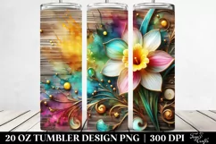 Colorful Narcissus | 20 Oz Tumbler Product Image 2