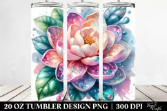 Detailed Pastel Gardenia Tumbler Product Image 2