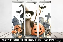 Scene Watercolor Clipart 20 Oz Tumbler Product Image 2