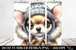 Expressive Baby Chihuahua | 20 oz Tumbler Product Image 2