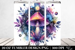 Magical Celestial Mushroom Clipart 20 Oz Tumbler Product Image 2