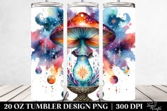 Magical Celestial Mushroom Clipart 20 Oz Tumbler Product Image 2