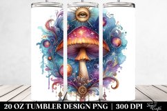Magical Celestial Mushroom Clipart 20 Oz Tumbler Product Image 2
