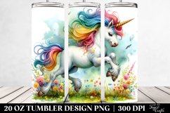 Baby Unicorn Meadow. 20 oz Tumbler Design Product Image 2