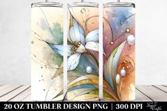 Wooden Stained Snowdrop 20 Oz Tumbler Product Image 2