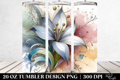 Wooden Stained Snowdrop 20 Oz Tumbler Product Image 2