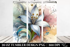 Wooden Stained Snowdrop 20 Oz Tumbler Product Image 2