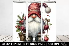 Detailed Christmas Gnome Tumbler Product Image 2