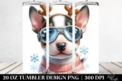 Cute Baby Bull Terrier PNG Product Image 2