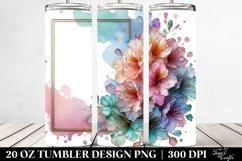 Abstract Shiny Rhododendron Tumbler Product Image 2