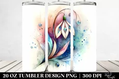 Wooden Stained Snowdrop, 20 Oz Tumbler Product Image 2