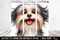 Cute Furry Havanese Dog | 20 Oz Tumbler Product Image 2