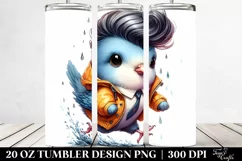 Dynamic Baby Dove Running | 20 oz Tumbler Product Image 2