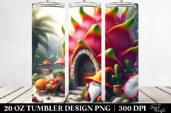 Fairy Gnome with Orange Hat | 20 Oz Tumbler Product Image 2