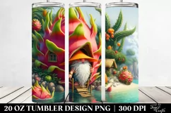 Fairy Gnome with Orange Hat | 20 Oz Tumbler Product Image 2