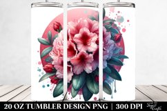 Glossy Rhododendron | 20 Oz Tumbler Product Image 2