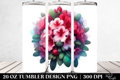 Glossy Rhododendron | 20 Oz Tumbler Product Image 2