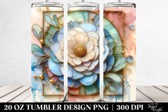 Stained Ranunculus Tumbler 20 oz Product Image 2