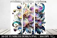 Detailed Orchid | 20 Oz Tumbler Product Image 2