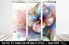 Shiny Stained Pansy 20 Oz Tumbler Product Image 2
