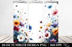 Centered Wild Flowers | 20 Oz Tumbler Product Image 2