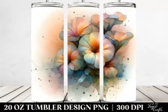 Shiny Nasturtium Flower, 20 Oz Tumbler Product Image 2
