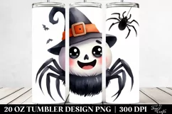 Simple Funny Spider Clipart, 20 Oz Tumbler Product Image 2